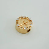 Herraje Cruz Tornillos 3.45gr / 1/2 in / Oro Amarillo 18K &