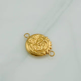 Herraje Sol Luna 1.05gr / 3/4 in / Oro Amarillo 18K &