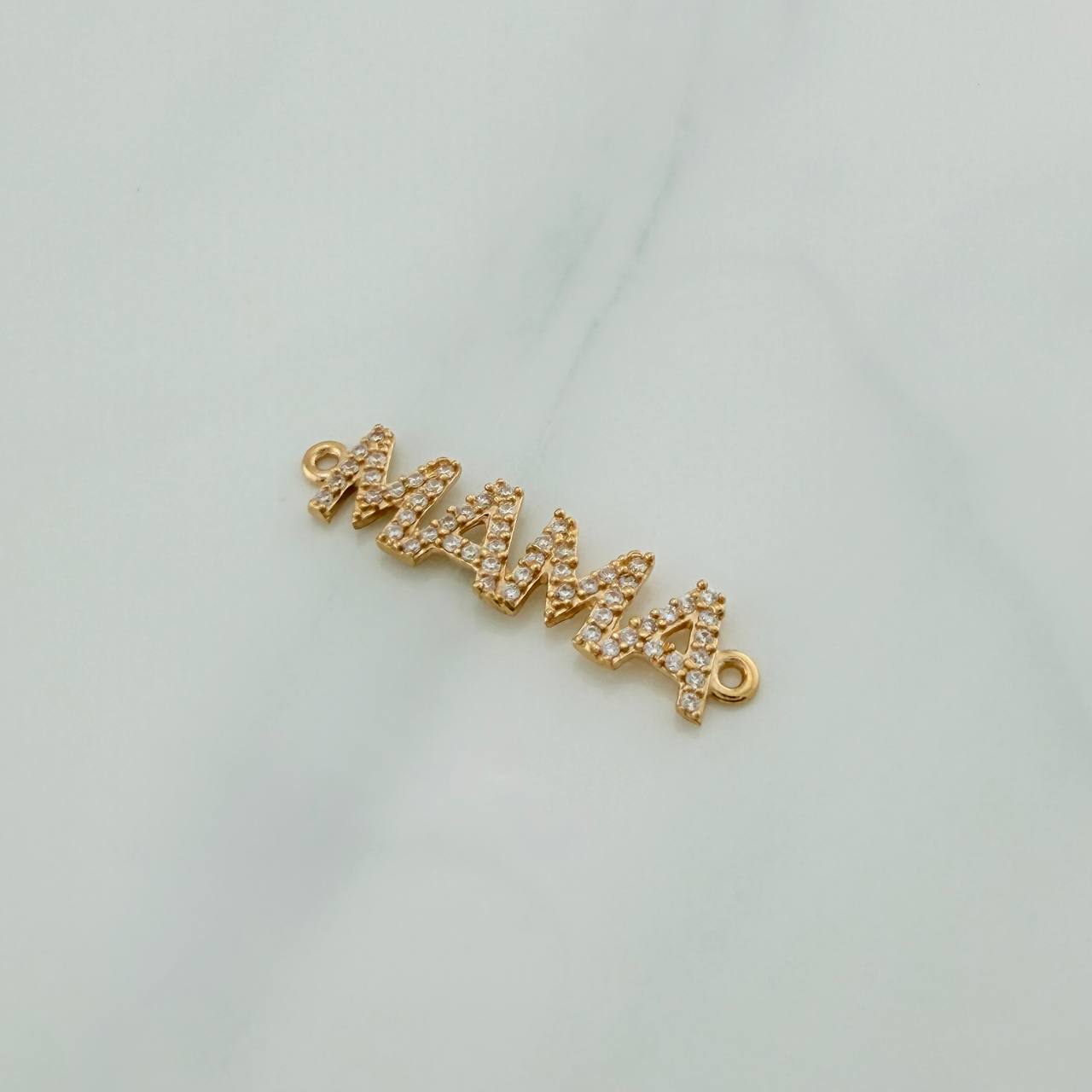 Herraje Mama 1.3 g / 1 1/4 in Oro Amarillo 18K