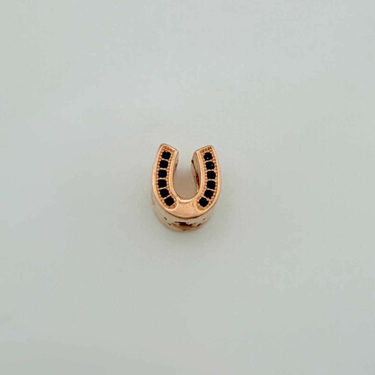 Herraje Herradura 2.3gr / 1/2 in / Oro Rosa 18K &