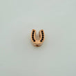 Herraje Herradura 2.3gr / 1/2 in / Oro Rosa 18K &
