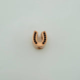 Herraje Herradura 2.3gr / 1/2 in / Oro Rosa 18K &