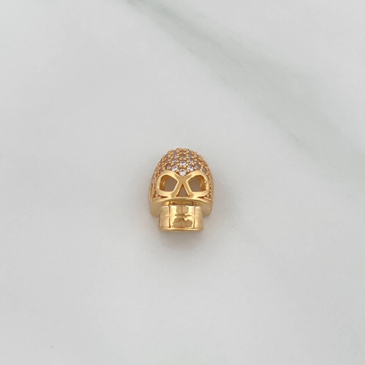 Herraje Calavera 1.8gr / 1/2 in / Oro Amarillo 18K &