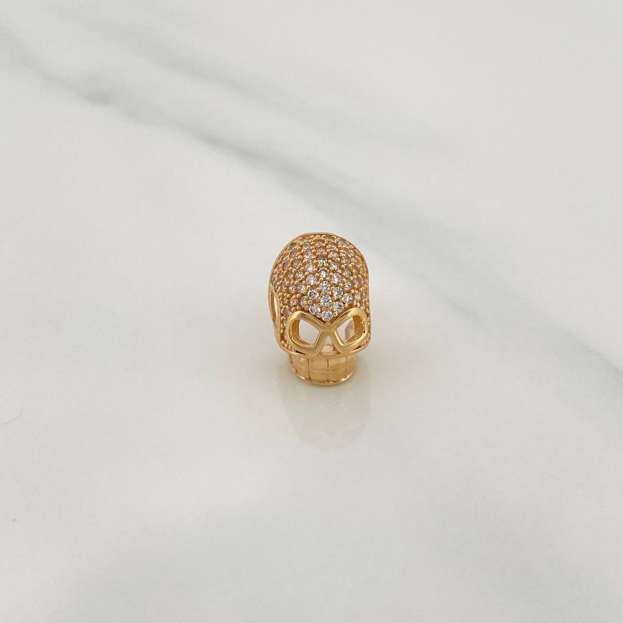 Herraje Calavera 1.8gr / 1/2 in / Oro Amarillo 18K &