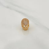 Herraje Calavera 1.8gr / 1/2 in / Oro Amarillo 18K &
