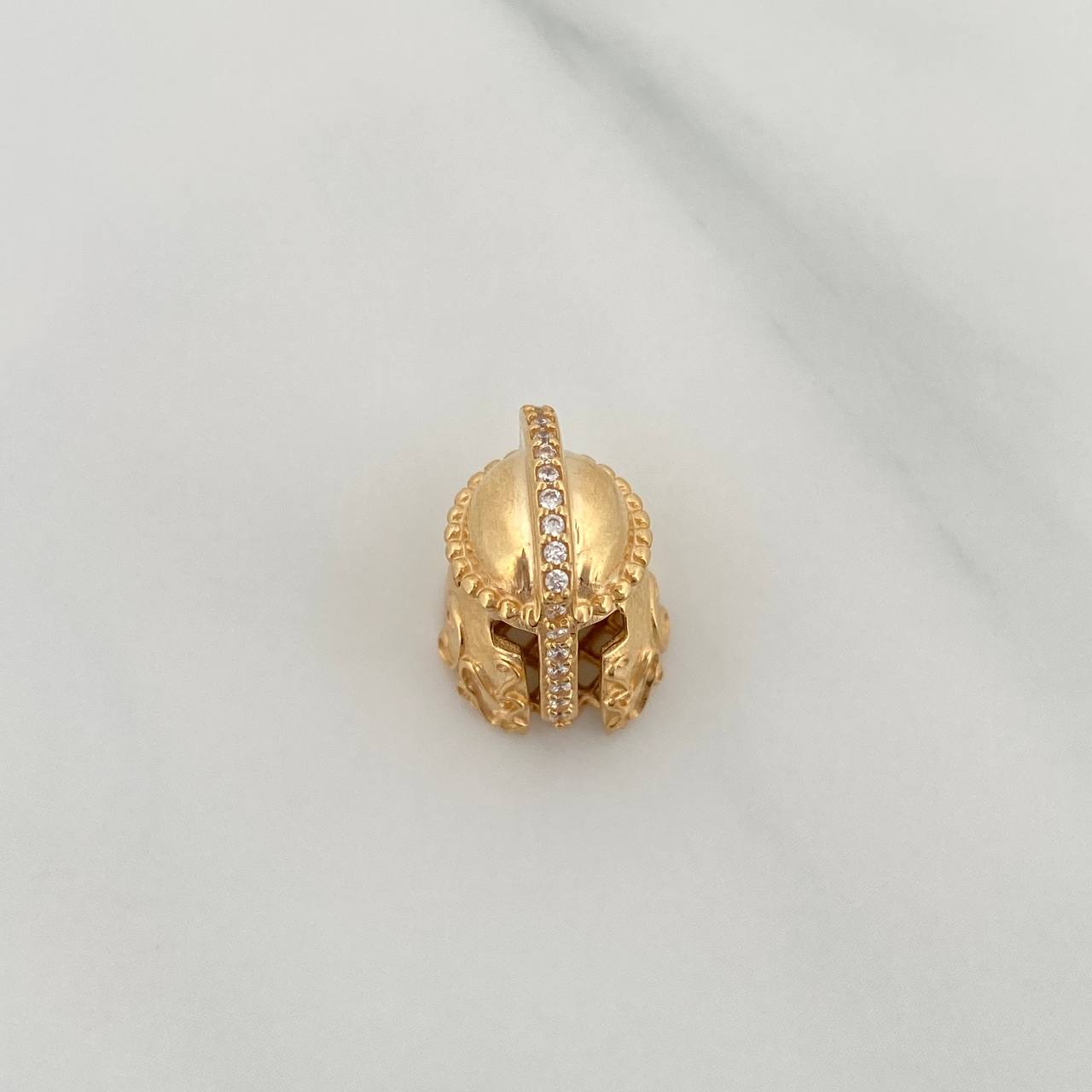 Herraje Casco Espartano 3.2gr / 1/2 in / Oro Amarillo 18K &