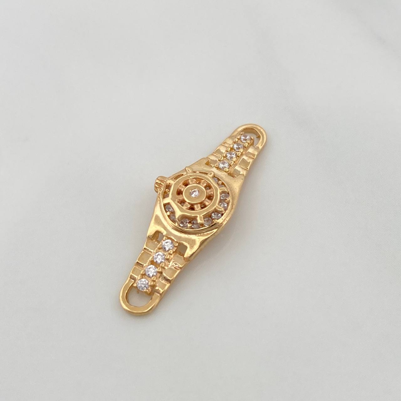 Herraje Timon Correa 1.9gr / 1 in / Oro Amarillo 18K &