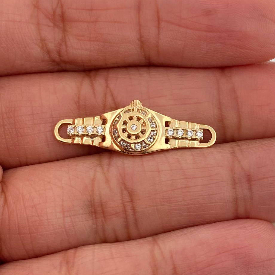 Herraje Timon Correa 1.9gr / 1 in / Oro Amarillo 18K &