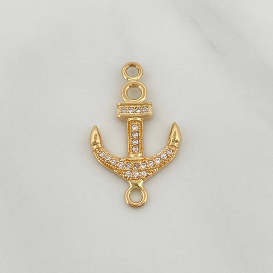 Herraje Ancla 1.5gr / 1 in / Oro Amarillo 18K &