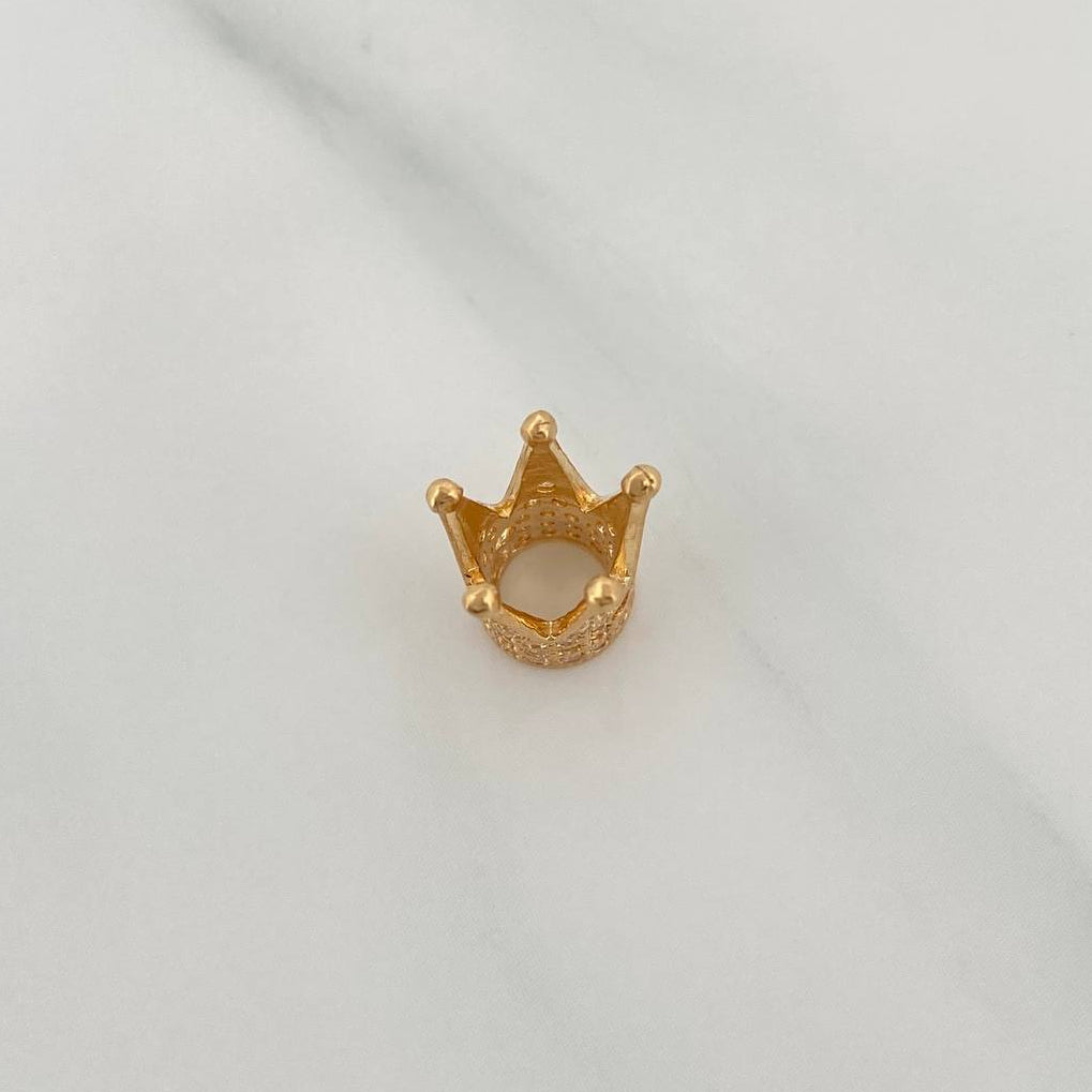Herraje Corona 1.35gr / 1/2 in / Oro Amarillo 18K &