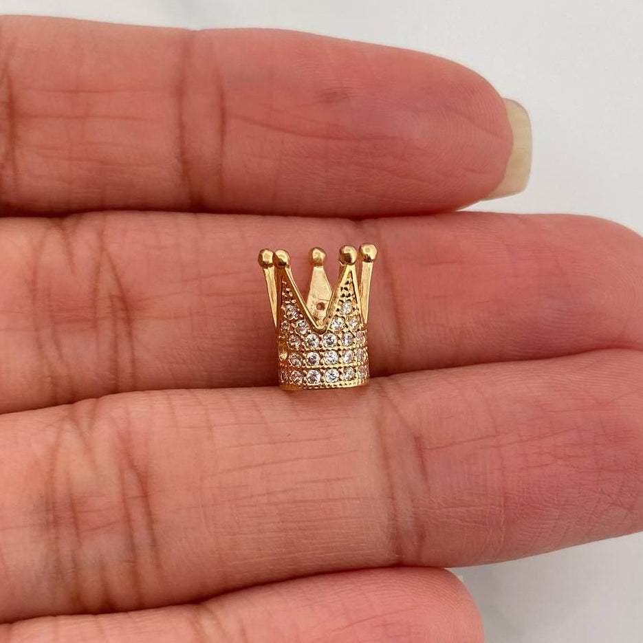 Herraje Corona 1.35gr / 1/2 in / Oro Amarillo 18K &