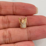 Herraje Corona 1.35gr / 1/2 in / Oro Amarillo 18K &