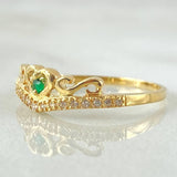 Heart Ring 1.4gr / Size 6 1/4 / 18K Gold *