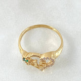 Heart Ring Quinces 2.35gr / Size 6 1/4 / 18K Gold