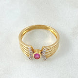 Lyra Bridge Stars Ring 2.9gr / Size 6 3/4 / 18K Gold