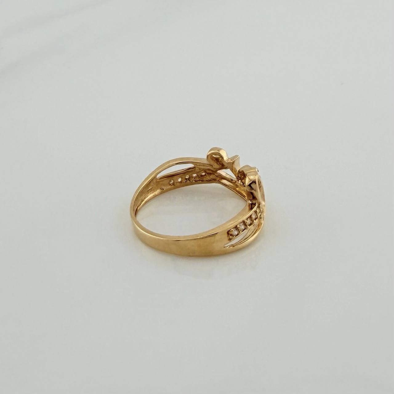 Anillo Love 2.4gr / T5 3/4 / Oro Amarillo 18K %