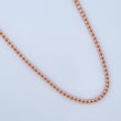 Ice Chain 15.75gr / 23.6in / Two Tone White Rose 18K +4 $