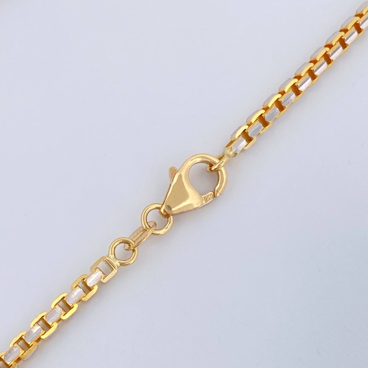 Venetian Chain 29gr / 23.8in / Two Tone Yellow White 18K +3$
