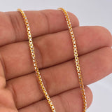 Venetian Chain 13.8gr / 23.6in / Two Tone Yellow White 18K +3$
