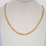 Venetian Chain 13.8gr / 23.6in / Two Tone Yellow White 18K +3$