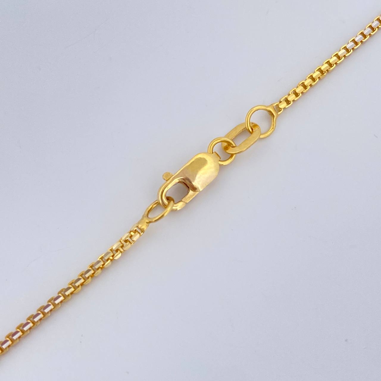 Venetian Chain 6.45gr / 23.6in / Two Tone Yellow White 18K +3 $