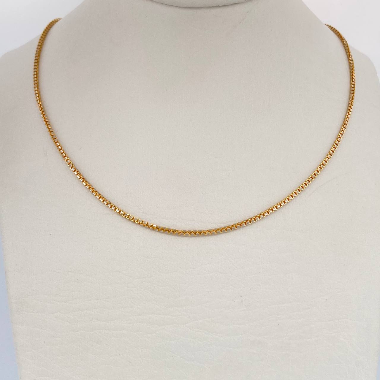 Venetian Chain 6.45gr / 23.6in / Two Tone Yellow White 18K +3 $