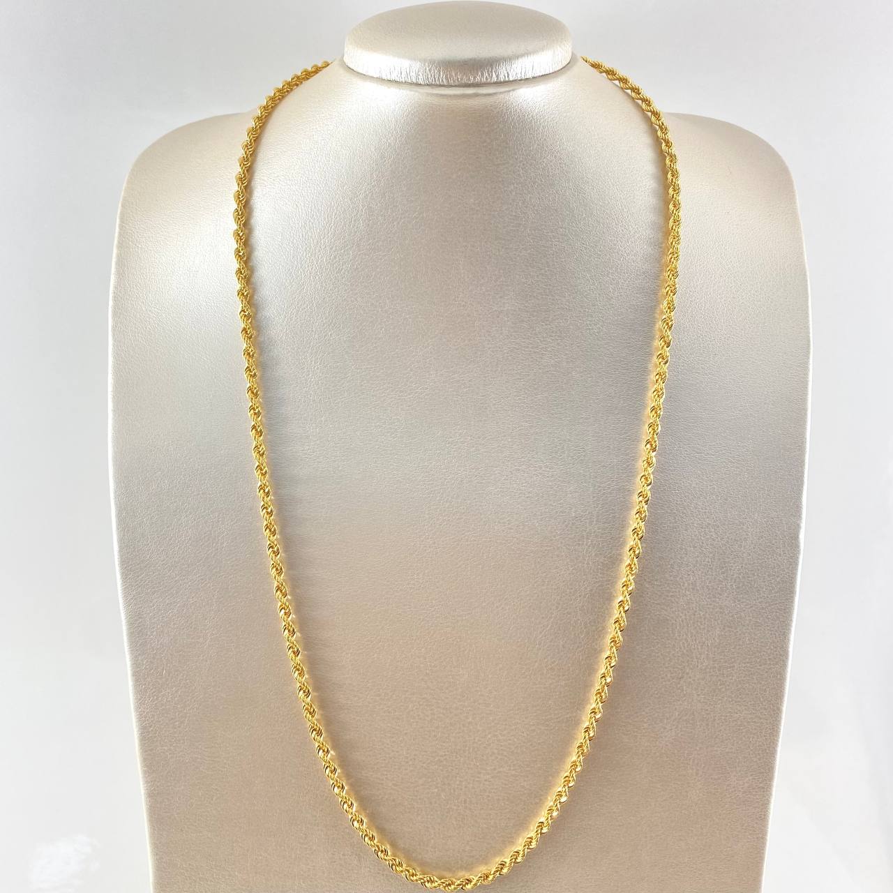 Rope Chain 9.2gr / 25.6in / +3 18K Gold ©