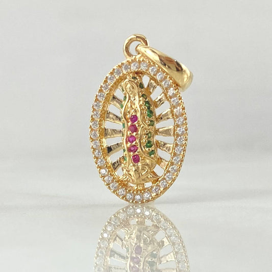 Dije Virgen Guadalupe 2.6gr / 2.5cm / Oro 18K ©