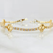 Tennis Bracelet Clover 16.2gr / 8.1in / 18K Gold ©