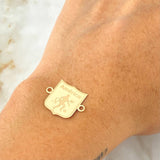 Charm America De Cali Shield 0.95gr / 0.7in 18K Gold ©