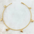 Anklet Classic Link Pendant 3.5gr / 9.4in / 18K Yellow Gold