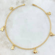 Anklet Classic Link Pendant 3.75gr / 9.8in / 18K Yellow Gold