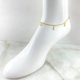 Anklet Classic Link Pendant 3.75gr / 9.8in / 18K Yellow Gold
