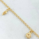 Anklet Classic Link Pendant 3.55gr / 25cm / 18K Yellow Gold