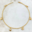 Anklet Classic Link Pendant 3.45gr / 10.0in / 18K Yellow Gold