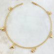 Anklet Classic Link Pendant 3.4gr / 10.0in / 18K Yellow Gold
