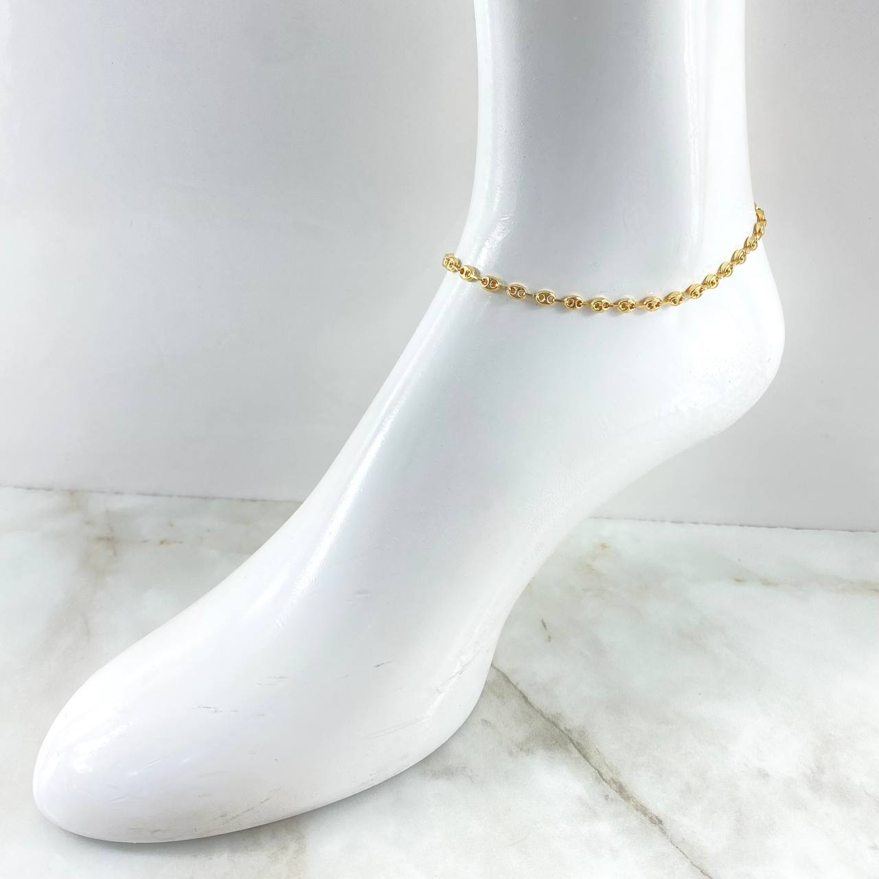 GC Anklet 3.65gr / 9.8in / 18K Gold +0$