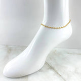 GC Anklet 3.65gr / 9.8in / 18K Gold +0$