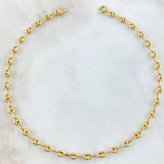 GC Anklet 2.85gr / 10.0in / 18K Gold *