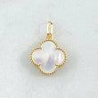 Clover Pendant White 1.8gr / 0.9in / 18K Yellow Gold ©