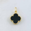 Black Clover Pendant 1.75gr / 0.9in / 2.2cm / 18K Yellow Gold Special Birth ©