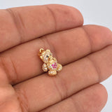 Pendant Bear Heart Articulated 2.6gr / 0.8in / 18K Gold $