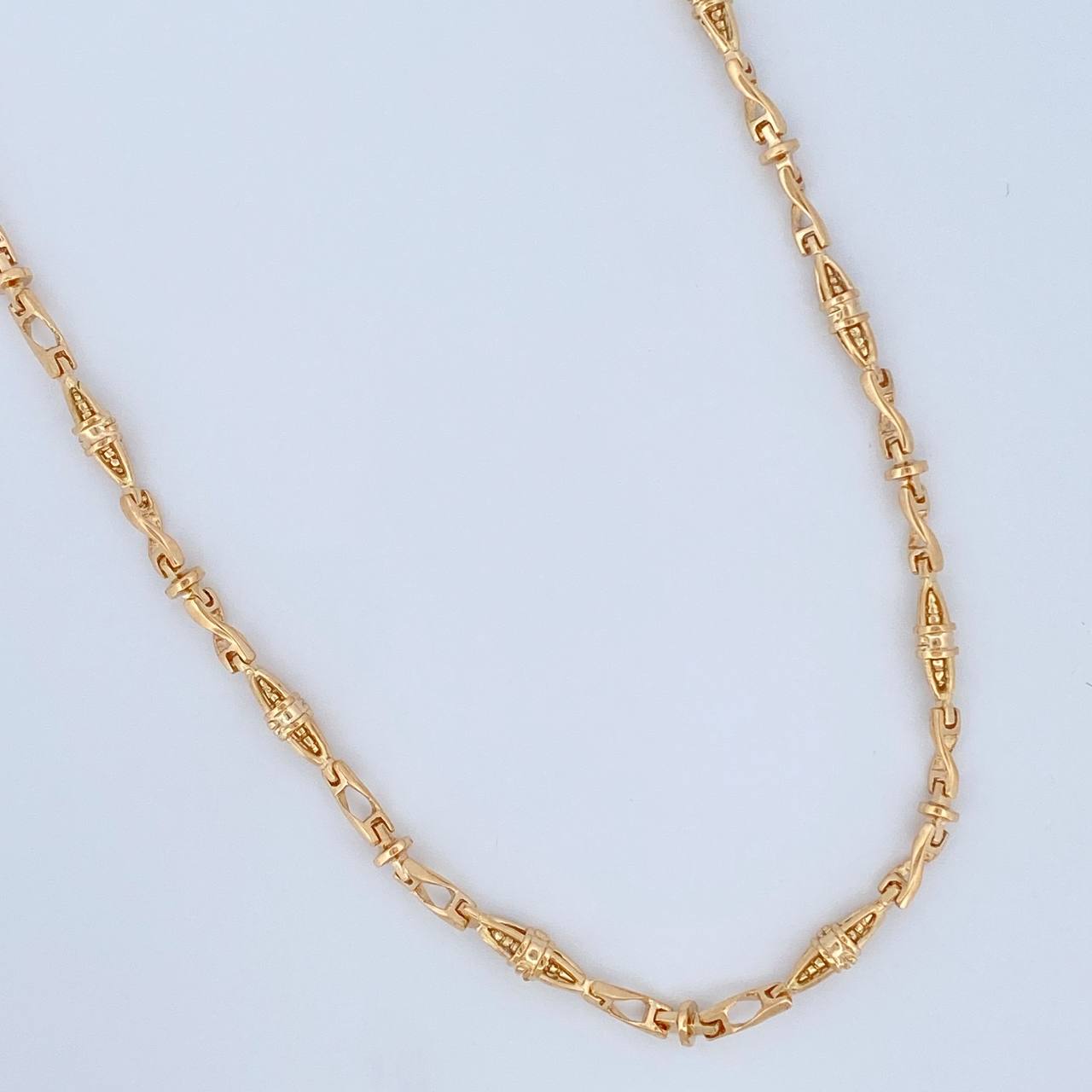 Rustic Dubai Chain 29.15gr / 23.8in / 18K Gold $