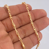 Rustic Dubai Chain 29.15gr / 23.8in / 18K Gold $