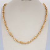 Rustic Dubai Chain 29.15gr / 23.8in / 18K Gold $