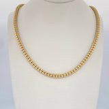 Ice Chain 31.4gr / 26.2in / Two Tone Yellow White 18K +4 $