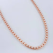 Venetian Chain 33.4gr / 27.6in / Two-Tone White Rose 18K +3$
