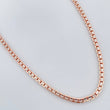 Venetian Chain 17.8gr / 23.6in / Two Tone White Rose 18K +3 $