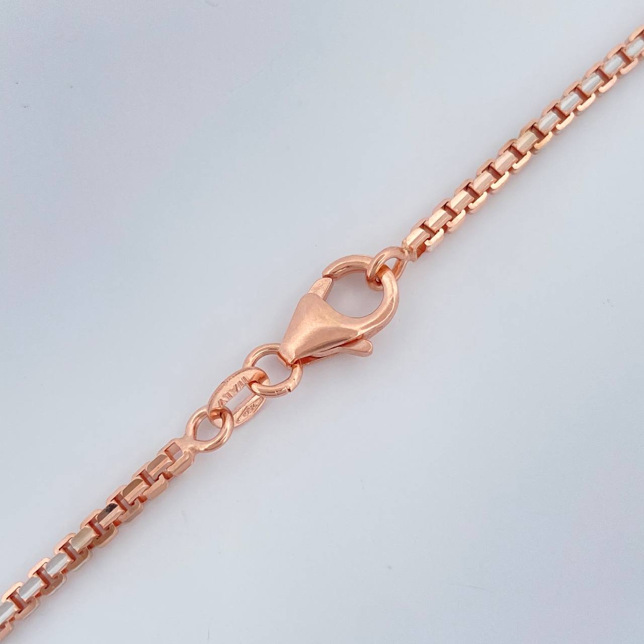Venetian Chain 17.55gr / 23.6in / Two-Tone White Rose 18K +3 $