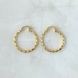 Candongas Majo 1.6gr / 2.6cm / Diamantadas Oro Amarillo 18K ©